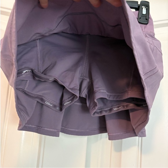 Lululemon Pace Rival Mid-Rise Skirt Purple Ash size 4 - Picture 7 of 7